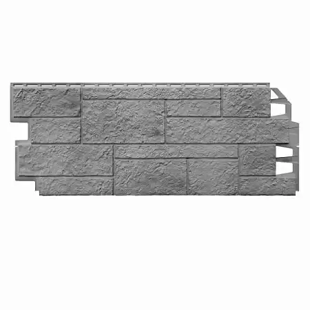 Фасадные панели Vox Solid Sandstone (под камень), светло-серый, 1095х446 мм