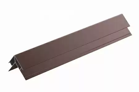 Угол наружный GRINDERDECO, алюминий, 3000 мм, венге