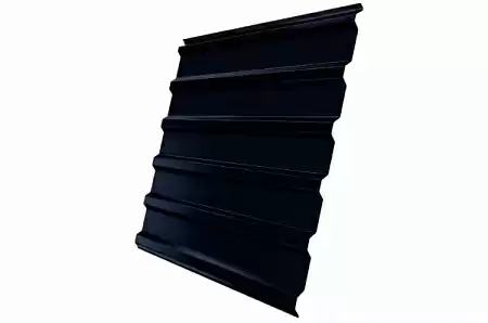 Профнастил С20R Гранд Лайн / Grand Line 0,5 PurLite Matt Zn180, цвет RAL 9005 (черный янтарь)