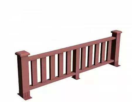 Секция ограждения Эрес GRINDERDECO, 2120х715 мм, мербау