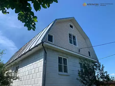Монтаж металлочерепицы Grand Line в СНТ "Русский Дизель"