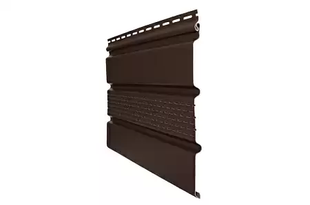 Софит акриловый Grand Line Acryl с центральной перфорацией, 3.00*0.303 м, темный дуб