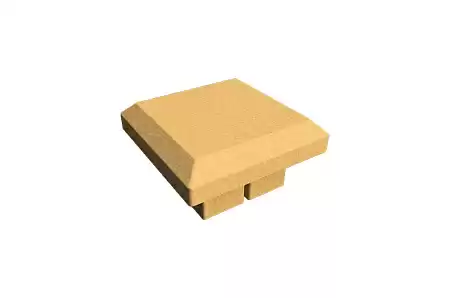 Колпак для столба GRINDERDECO, 120x120 мм, песчаник