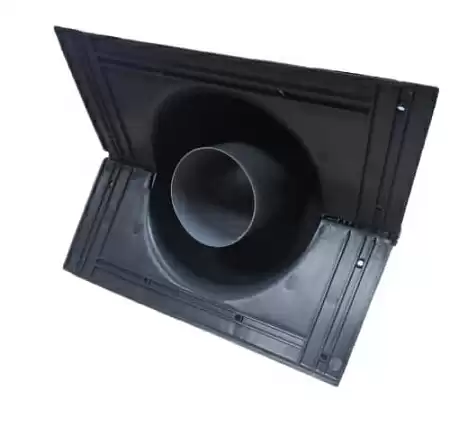 Выход канализации коньковый Krovent Pipe-cone, черный