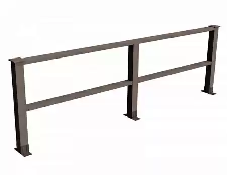 Секция ограждения Ковбойская изгородь GRINDERDECO, 3045х970 мм, венге