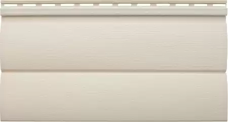 Сайдинг виниловый двухпереломный BH-03 Альта Профиль Блок-хаус, 3000x226х1.1 мм, бежевый