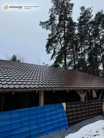 Монтаж металлочерепицы Grand Line, пос. Победа