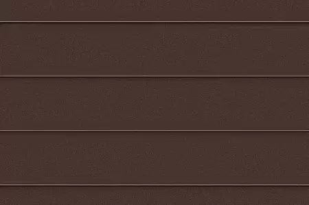 Металлический сайдинг Aquasystem Скандинавская доска узкая, Rooftop Бархат, 3.0 м, RAL 8017 коричневый