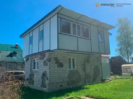 Монтаж фасада виниловым сайдингом Docke LUX Монреаль г. Тосно
