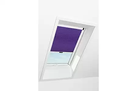 Штора рулонная затемняющая Roto ZRV M, 134x140, матрица лиловый