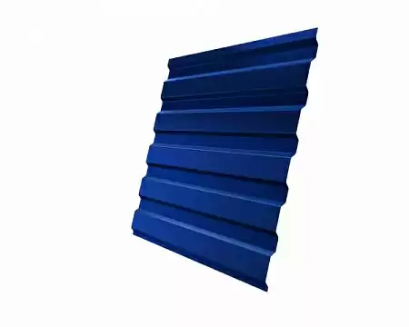 Профнастил С20А Гранд Лайн / Grand Line 0.5 Satin Zn 140, цвет RAL 5005 (сигнально-синий)