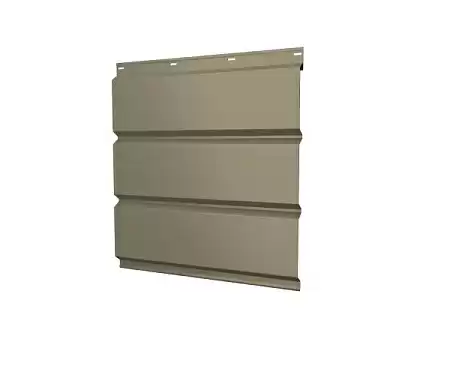 Софит металлический без перфорации Grand Line / Гранд Лайн, PE 0.45, цвет Ral 1015 (св.слоновая кость)