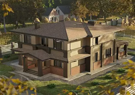 Ламинированная битумная черепица Docke Dragon EUROPA, Светло-коричневый, 2,38 м2/уп
