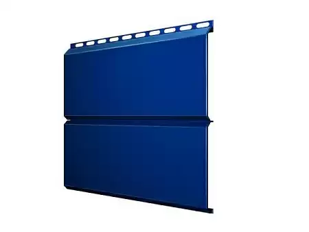 Металлический сайдинг Гранд Лайн / Grand Line профиль ЭкоБрус, Satin 0.5, цвет Ral 5005 (сигнально-синий)