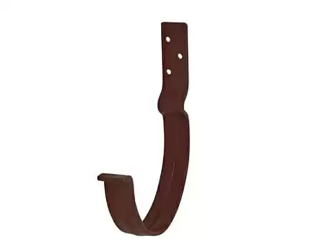 Крюк крепления желоба короткий D150 Aquasystem Pural, RAL 8017 коричневый