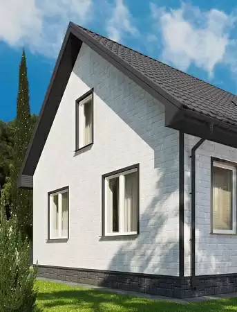 Фасадная панель Я-Фасад Grand Line Невский клинкер, серебро