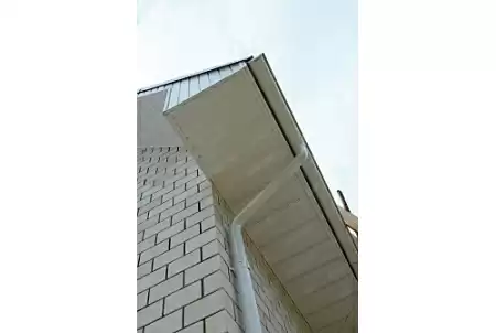 Угол желоба внутренний 90º 150 мм Гранд Лайн Grand Line PU, цвет Ral 9003 (белый)