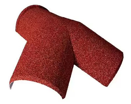 Y-образный тройной конек Gerard 205 (уклон кровли от 30 до 45 градусов, пластик), spanish red (231)