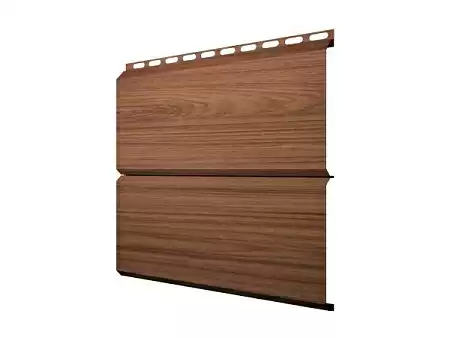 Металлический сайдинг Гранд Лайн / Grand Line профиль ЭкоБрус, Print elite 0.45, цвет Honey Wood (Медовое дерево)