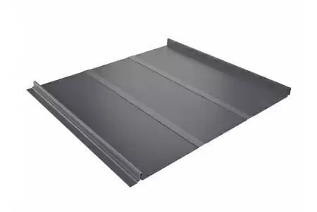 Кликфальц Line Гранд Лайн / Grand Line, Drap 0.45, цвет RAL 7004 (сигнально-серый)