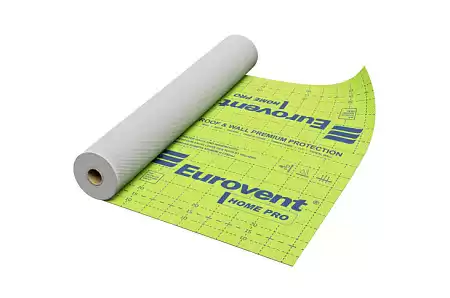 Мембрана супердиффузионная Eurovent HOME PRO, 135 г/м, 1,5 м x 50 пм