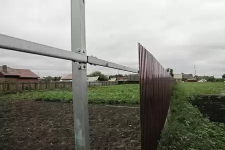Модульное ограждение Гранд Лайн / Grand Line Colority Zinc, Zn, высота 2 м, столб 2,5 м
