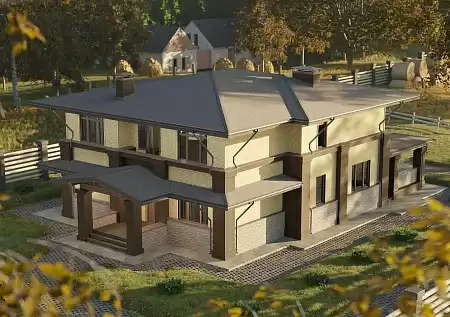 Фасадные панели Docke STANDARD Flemish, 1095х420 мм, желтый