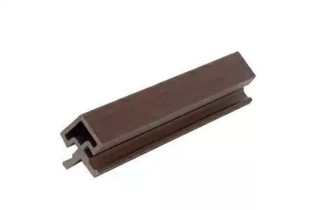 Угол внешний из ДПК CO-EX MIX для фасадной панели 57x57x3600 мм, цвет chocolate