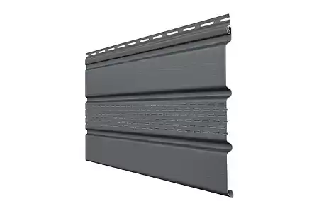 Софит акриловый Grand Line Premium Acryl с центральной перфорацией, 3.00*0.303 м, графит