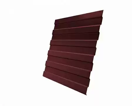 Профнастил С8A Гранд Лайн / Grand Line 0.5 GreenCoat Pural Zn 275, цвет RR 29 красный (RAL 3009)