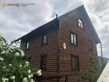 Монтаж фасада панелями Альта Профиль в п. Мга