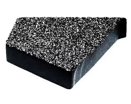 Заглушка Метротайл (Metrotile) для торцевой планки, правая, цвет сланцевый, 118х100 мм