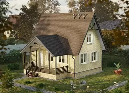 Фасадные панели Docke STANDARD Flemish, 1095х420 мм, желтый