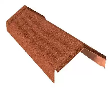 Конек Gerard треугольный, 405х165х90 мм, tuskany (181)