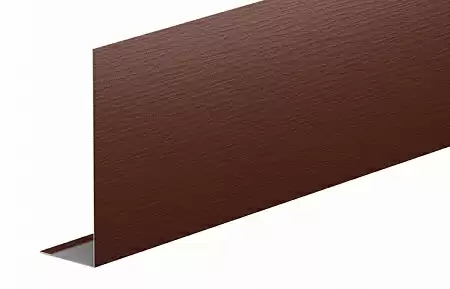 L-профиль 50/150 Aquasystem, Pural 0.5, 2.0 м, RAL 8017 коричневый