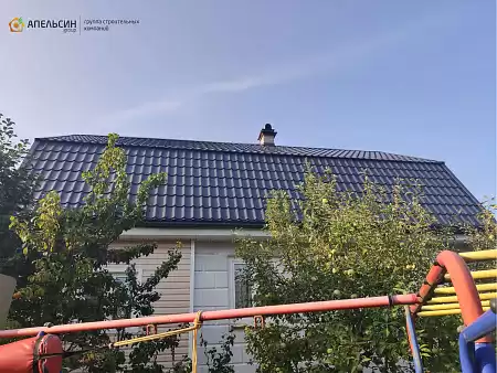 Монтаж металлочерепицы Grand Line в СНТ "Русский Дизель"
