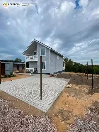 Монтаж волнового профиля и сайдинга Grand Line в д. Лесколово
