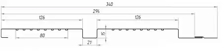 Софит металлический Квадро Брус с перфорацией Grand Line / Гранд Лайн, PurPro Matt 0.5, цвет Ral 7024 (мокрый асфальт)