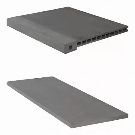 Ступень CM Stair ДПК, 3000x345x25 мм, EBONY (эбен), 1 шт/упак