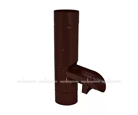 Водосборник D100 Aquasystem Pural Matt, RAL 8017 коричневый
