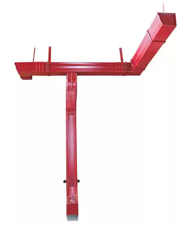 Колено трубы гофрированное Vortex / Вортекс Гранд Лайн, Pe, цвет RAL 3005 (красное вино, вишня)