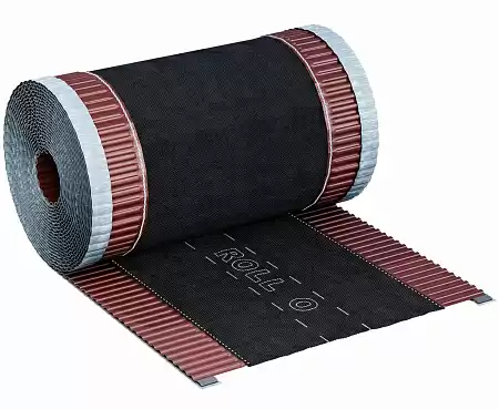 Коньковая лента Eurovent ROLL O, 310 мм x 5 м, RAL 8015 каштан