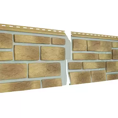 Фасадные панели Ю-Пласт Стоун Хаус S-Lock Таганай, 1950х290 мм, дикий