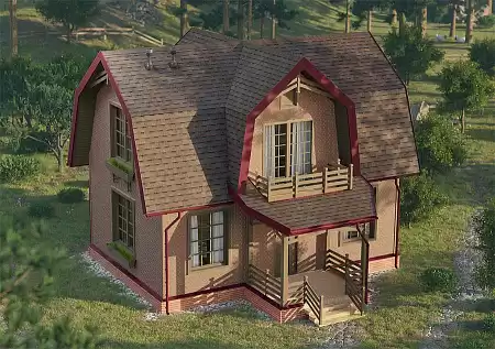 Ламинированная битумная черепица Docke Dragon EUROPA, Коричневый, 2,38 м2/уп