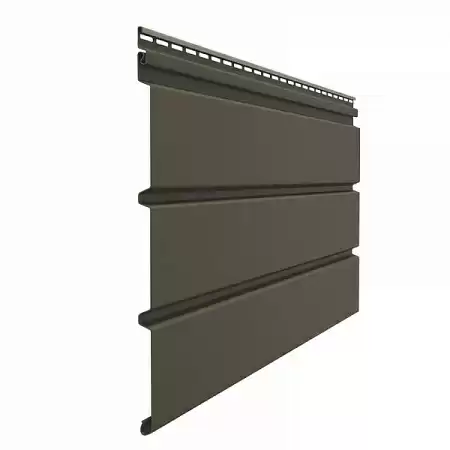 Софит Docke Premium сплошной, 3.0*0.305 м, каштан