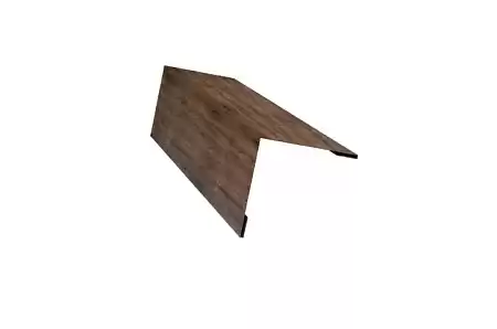 Планка завершающая 50х50 жалюзи Grand Line Milan, 0,45 Print Elite, Antique Wood