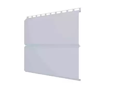 Металлический сайдинг Гранд Лайн / Grand Line профиль ЭкоБрус, Satin 0.5, цвет Ral 9006 (светлый алюминий)
