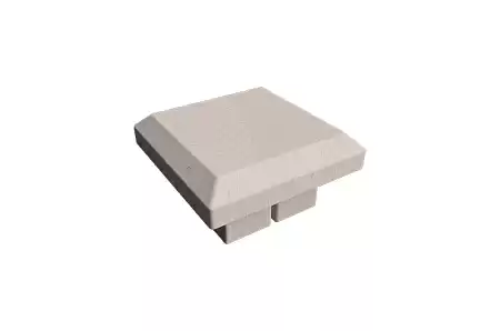 Колпак для столба GRINDERDECO, 120x120 мм, выбеленный дуб