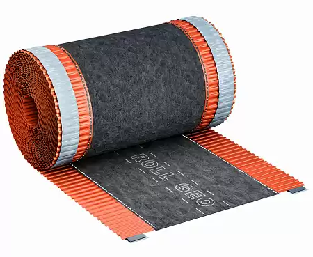 Коньковая лента Eurovent ROLL GEO, 180 мм x 5 м, RAL 8004 кирпичный