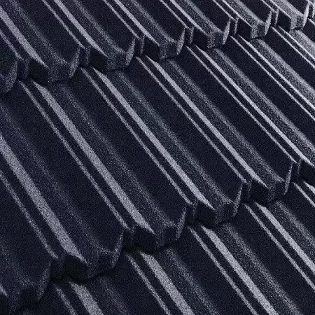 Композитная черепица Метротайл (Metrotile) серия MetroClassic, цвет темно-синий, 1330х410 мм